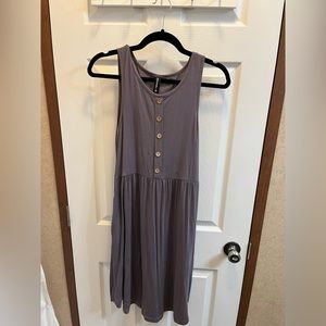 Pretty plum sundress
